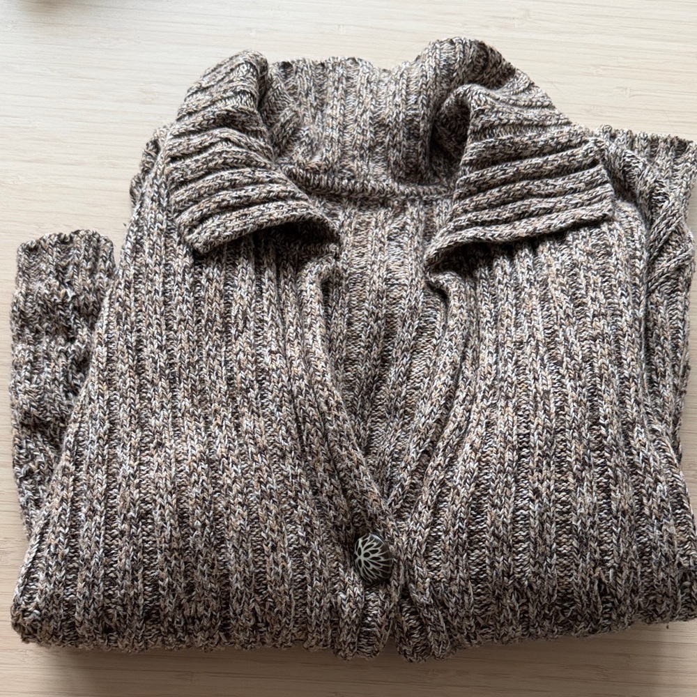 Vintage Chunky Knit Cardigan Sweater